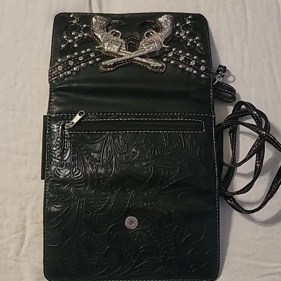 Small Purse with Rhinestone Pattern - Picture 3 of 6